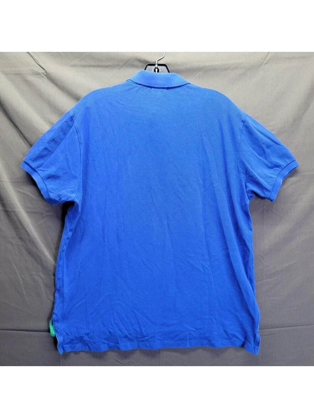 VTG Polo Ralph Lauren - Custom Fit Mesh Shirt for Men BIG PONY - royal blue XL